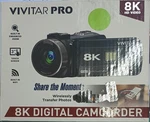 Vivitar Pro 8K Digital Video Camcorder 18X Zoom Hd Recording Compact Camera. Fixed Price $61.99.