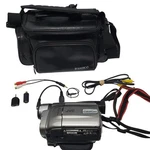 Jvc Digital Cyber Parts Only GR-DVF21U W/ Black Leather Ambico Camcorder Bag. Fixed Price $18.70.