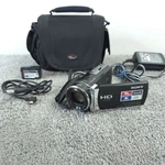 Sony Handycam HDR-CX190 Digital Video 5.3 Mp Charger 30X Zeiss Lens Battery Case. Fixed Price $133.77.