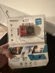 Vivitar Full Action Camera Red 12MP 1080P DVR786HD Waterproof W/ Mounts. Fixed Price $19.99.