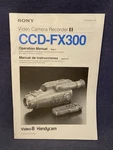 Vintage 1992 Sony Video Camcorder Manual CCD-FX300 Instructions Booklet Only. Fixed Price $14.00.