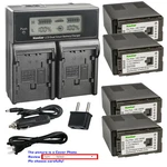 Kastar Battery Lcd Dual Fast Charger For Panasonic VW-VBG6 AG-AC160AP. Fixed Price $105.99.
