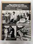 Panasonic 1960S Vintage Ad Cassette Tape Recorders Family Friends Prop Display. Fixed Price $8.00.