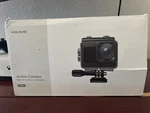 Wolfang GA200 Action Camera 4K Video 24MP Waterproof Black. Fixed Price $50.00.
