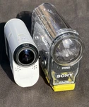 Sony HDR-AS100V Action Cam Bundle Waterproof Case Remote Mounts 64GB -excellent. Fixed Price $89.99.