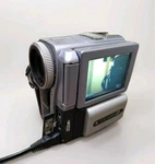 Sony Handycam DCR-PC9E Handheld Minidv Camcorder Blue Tested Sound Video Choices. Fixed Price $134.32.