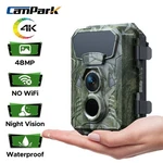 Campark 4K 48MP Wildlife Trail Camera Outdoor Hunting Game Night Vision. Fixed Price $33.91.