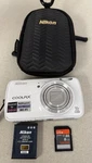 Nikon Coolpix S800C 16MP Digital Camera White Wifi W/sd Card. Tested Works!. Fixed Price $138.00.