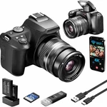 4K Digital Camera For Photography With Wifi, 10X Optical Zoom Vlogging. Fixed Price $125.00.