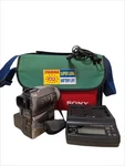 Sony Handycam DCR-PC120 Minidv Camcorder Video Camera Charger Battery Case. Fixed Price $169.99.