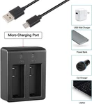 Action Camera Battery 3X1050MAH Rechargeable Sports For Akaso/campark/vem. Fixed Price $23.16.
