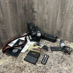 Jvc Compact Vhs GR-AX400 Video Camera Camcorder With Case And Accessories Works. Fixed Price $54.99.