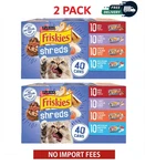 (2 Pack) Purina Friskies Shreds Gravy Variety Pack, Wet Cat Food, 5.5 Oz Cans 40. Fixed Price $42.99.