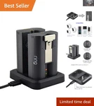 Compact & Fireproof Charging Station For Ring Quick Release Battery Packs. Fixed Price $23.39.