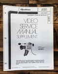 Quasar Video Camera Supp. Service Manual *original*. Fixed Price $19.97.