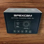Apexcam Action Camera M80 Air Bundle 4K 30FPS, Wifi Underwater. Fixed Price $26.99.