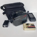 Panasonic Palmcorder Video Camera PV-IQ205D With Charger Battery Case & Tape. Fixed Price $69.54.