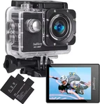 Action Camera Fhd 1080P 12MP, 98FT/30M Underwater Waterproof With Rech. Fixed Price $33.58.