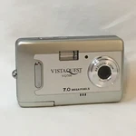 Vistaquest VQ700 7MP Camera No Battery Charger Card Turns Parts Only. Fixed Price $13.95.