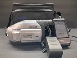 Panasonic Photoshot Digital Palmcorder PV-L453D Vhs-c Charger Bag Works. Fixed Price $59.99.