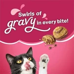 Purina Friskies Gravy Swirlers Dry Food Adult Cats, Chicken & Salmon 3.15 Lb. Fixed Price $59.99.