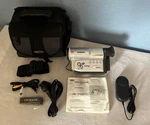 Samsung VP-W95D Pal Hi 8 Video Camcorder Camera Charger Lowepro EX140 Carry Bag. Fixed Price $134.55.