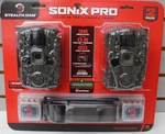 Trail Camera Stealth Pk Sonix Pro 36 Mp Cellular Dual Sim 80 Ft. Range 32GB Sd. Fixed Price $69.99.