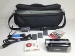 Canon Vixia Hf R10 Hd Camcorder W/ 3 Batteries Sd Card Charger Bag Cords Tested. Fixed Price $86.90.