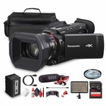 Panasonic HC-X1600 Uhd 4K Hdmi Lightweight Compact Camcorder With 24X Zoom + Mic. Fixed Price $2109.95.
