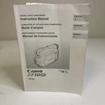 Canon 2R30 Digital Video Camcorder Paperback In English, French, And Spanish. Fixed Price $12.80.