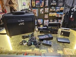Vintage 1988 Jvc GR-35 Vhsc Video Movie Camera Blue Turns On!. Fixed Price $149.99.