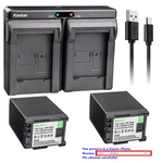 Kastar Battery Dual Charger For Canon BP-820 BP-828 & XA15 Video Camera. Fixed Price $60.99.