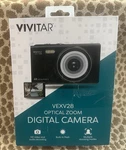 Vivitar VEXV28 48MP Digital Camera Optical Zoom Hd Video Flash Black New $99. Fixed Price $28.99.
