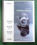 Canon Vixia HFR11 HFR100 Instruction Manual: 184 Pages & Plastic Covers!. Fixed Price $29.70.