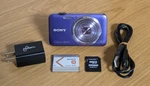 Sony DSC-WX7 Cyber Shot Digital Camera Blue 16.2MP 5X Japanese Only Excellent+. Fixed Price $141.99.