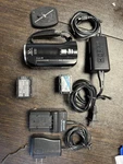 Sony HDR-PJ230 Camcorder Built-in Projector Black Batteries Travel Charger. Fixed Price $195.00.