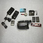 Jvc GR-AX900U Vhs-c Video Camcorder Kit W/ 2 Bat., Charging Stations, 1 Tape. Fixed Price $40.00.