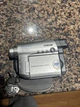 Sony Handycam DCR-DVD201E Handheld Camcorder Silver Tested Camera Only. Fixed Price $30.00.