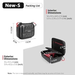 Vamson Large Waterproof Carrying Case Pu For Gopro Hero 11/10/9/8/7/6 Dji Os. Fixed Price $20.99.