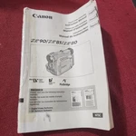 Canon Camcorder Instruction Manual Zr 90/ 85/ 80 Mini Dv. Fixed Price $10.00.