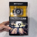Emerson Hd Action Camera Dvr W/ Handlebar Mount & Waterproof Helmet Bike. Fixed Price $127.87.