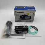Panasonic HC-V100M Hd Compact Camcorder With Battery & Box Untested Is. Fixed Price $46.00.