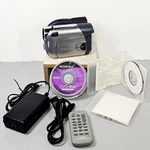 Canon DC330 Dvd Camcorder Video Camera Remote 12 Discs Works Needs New Battery. Fixed Price $44.99.