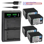 Kastar Li-ion Battery LTD2 Usb Charger For Jvc Connected Cam GY-HC500E GY-HC500U. Fixed Price $131.99.
