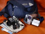 #3228 Sony DCR-TRV255E Digital Camcorder Takes HI8 Tapes Tested Works. Fixed Price $174.72.