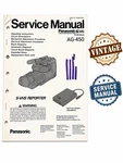Panasonic AG-450 Service Manual S-vhs Reporter Camcorder Repair Schematics. Fixed Price $27.55.