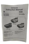 Hitachi Video Camera Camcorder Instruction Manual VM-E340A VM-E540A VM-H640A. Fixed Price $9.00.