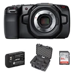 Blackmagic Design Cine Camera 4K W/ Case 64GB Memory Card & Battery Pack. Fixed Price $1309.00.