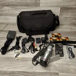 Panasonic 3CCD PV-GS70D Minidv/sd Card Digital Video Camcorder Bundle Camera. Fixed Price $107.96.