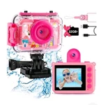 New Sealed $79.99 Kids Waterproof Camera Underwater 32 Gb Sd Card Ages 4-10 Pink. Fixed Price $22.99.